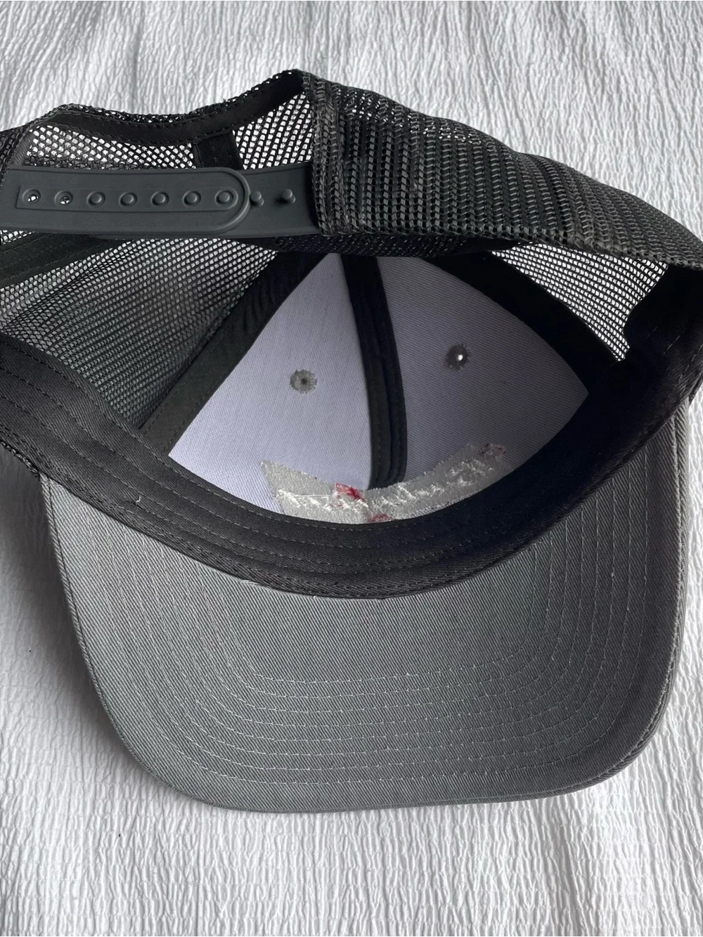 2 Budweiser Beer Gray Trucker Hats Adjustable Snapback Embroidered Logo Cap